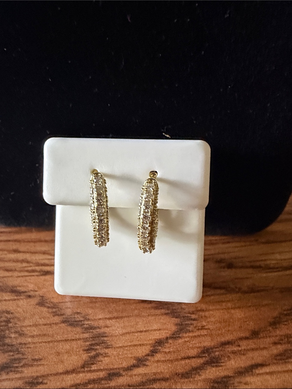925 Sterling silver moissanite 1.47 ctw VVS  Hoop Earrings - Elegant